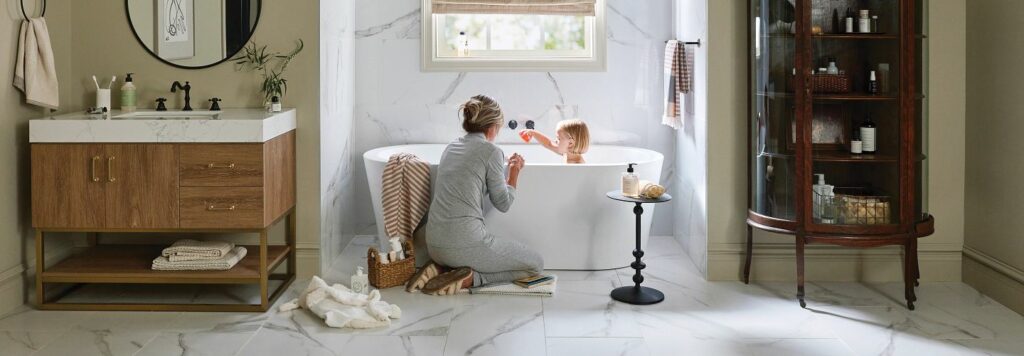 Bathroom tile flooring | Puckett's Flooring