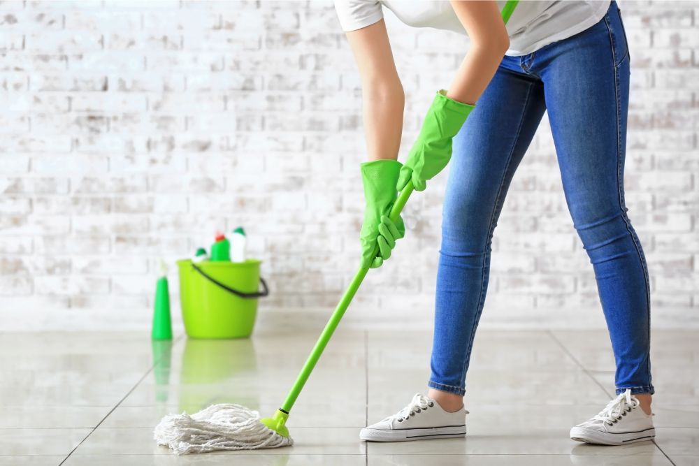 Tile floor cleaning | Puckett's Flooring