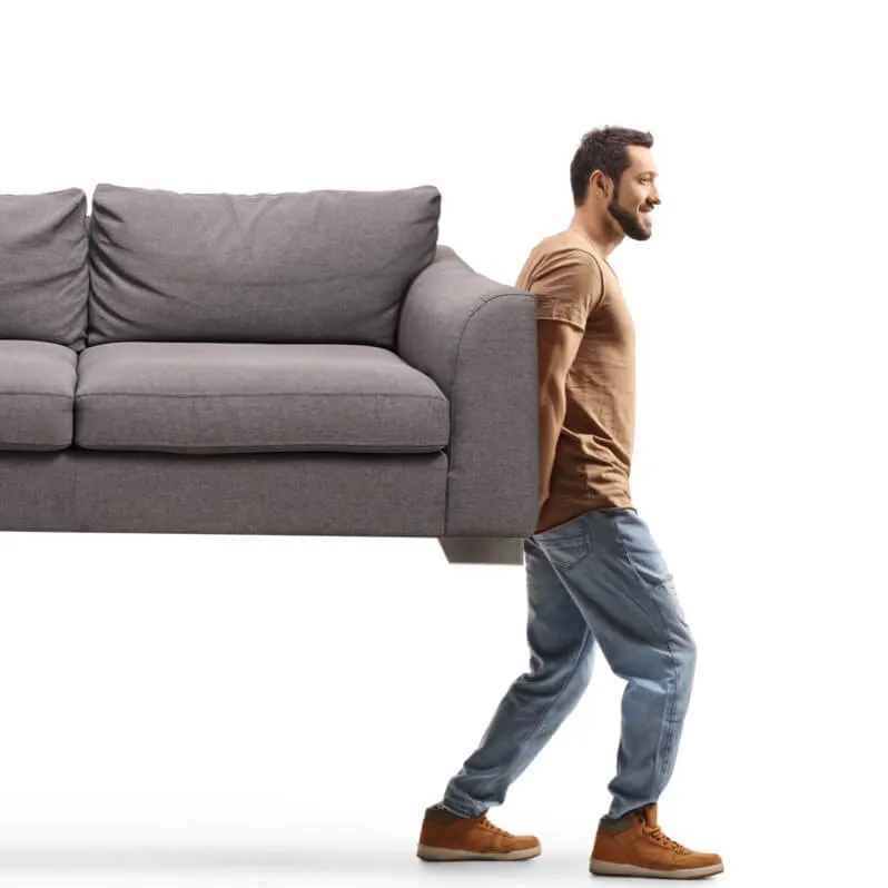 Moving sofa | Puckett's Flooring