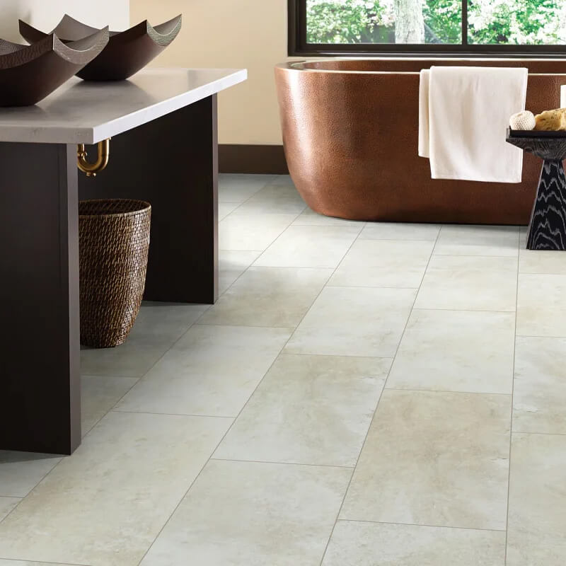 Luxury Vinyl Flooring for Bathrooms | Puckett's Flooring